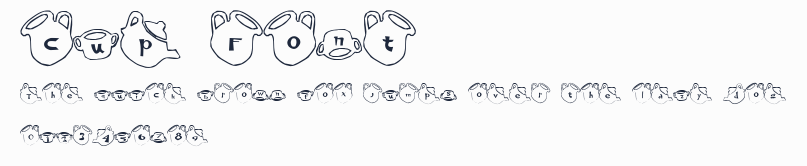 cup Font預覽圖