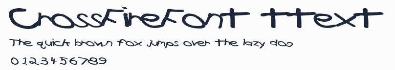 CrossFireFont ttext預覽圖