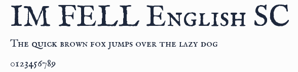 IM FELL English SC預覽圖