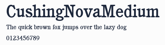 CushingNovaMedium預覽圖