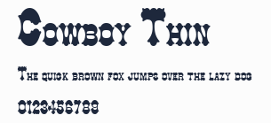 Cowboy Thin預覽圖