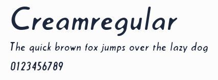 Creamregular預覽圖