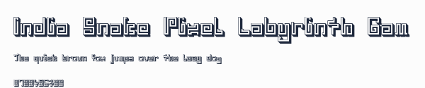 India Snake Pixel Labyrinth Gam預覽圖