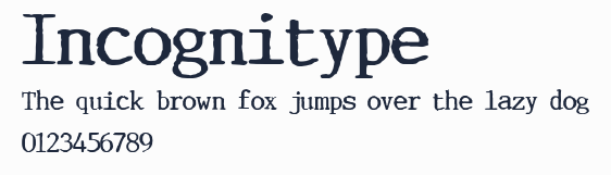 Incognitype預覽圖