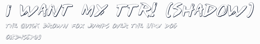 I Want My TTR! (Shadow)預覽圖