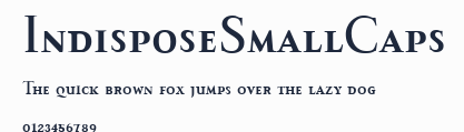 IndisposeSmallCaps預覽圖