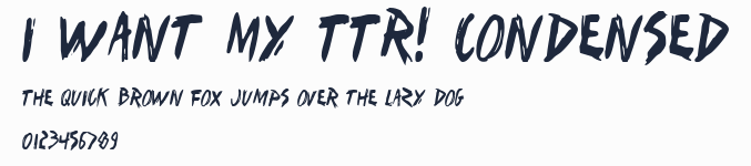 I Want My TTR! Condensed預覽圖