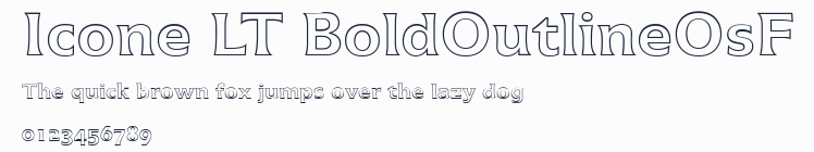 Icone LT BoldOutlineOsF預覽圖