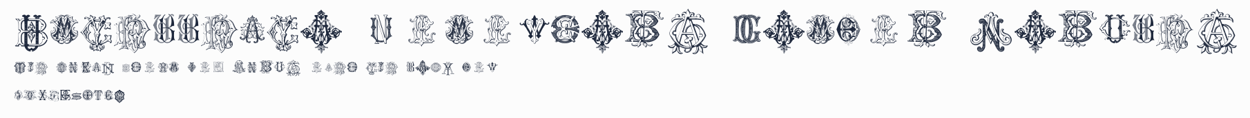 Intellecta Monograms Random Samples預覽圖