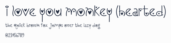 I Love You Monkey (Hearted)預覽圖