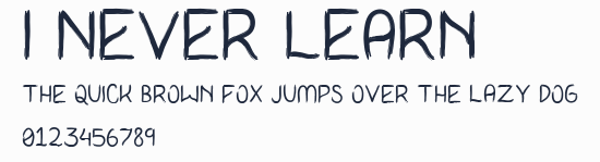 I Never Learn預覽圖