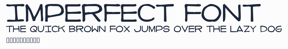 Imperfect font預覽圖