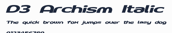 D3 Archism Italic預覽圖