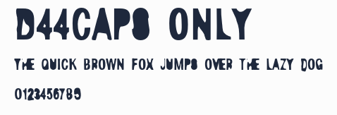 D44Caps Only預覽圖