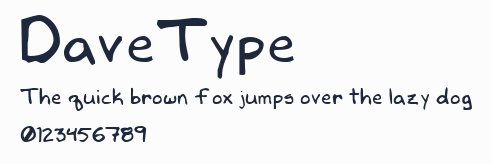 DaveType預覽圖