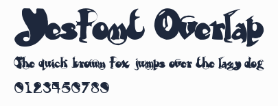 Yesfont Overlap預覽圖