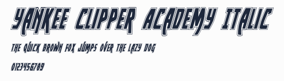 Yankee Clipper Academy Italic預覽圖