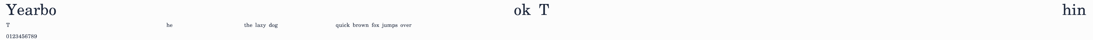 Yearbook Thin預覽圖