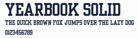 Yearbook Solid預覽圖