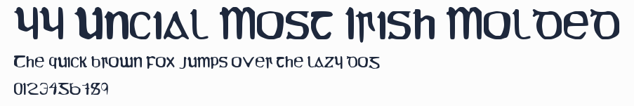 YY Uncial Most Irish Molded預覽圖