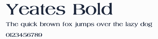 Yeates Bold預覽圖