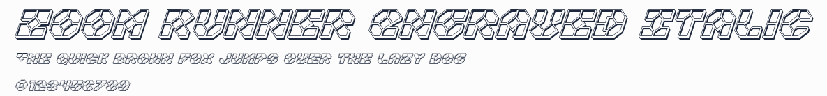 Zoom Runner Engraved Italic預覽圖