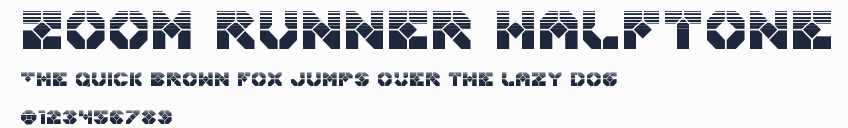 Zoom Runner Halftone預覽圖