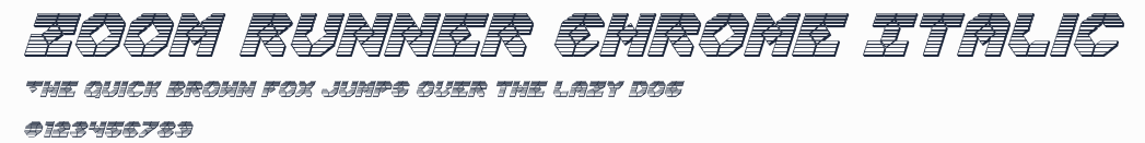 Zoom Runner Chrome Italic預覽圖