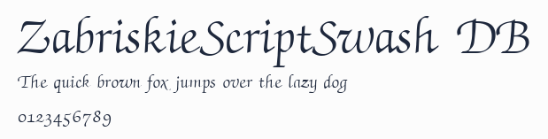 ZabriskieScriptSwash DB預覽圖