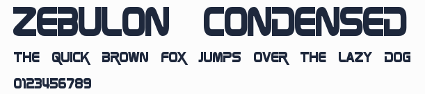 Zebulon Condensed預覽圖