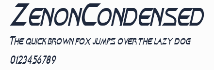 ZenonCondensed預覽圖