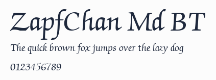 ZapfChan Md BT預覽圖