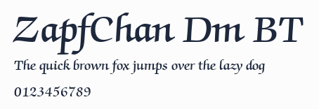 ZapfChan Dm BT預覽圖