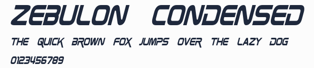 Zebulon Condensed預覽圖
