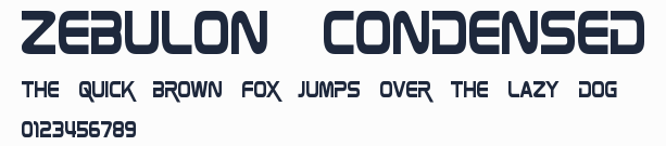 Zebulon Condensed預覽圖