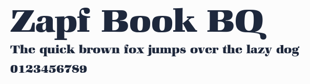 Zapf Book BQ預覽圖