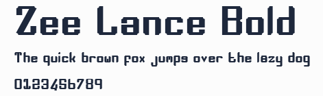 Zee Lance Bold預覽圖