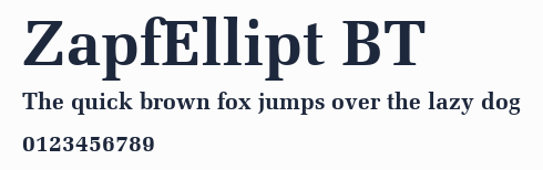 ZapfEllipt BT預覽圖