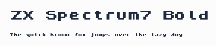 ZX Spectrum7 Bold預覽圖