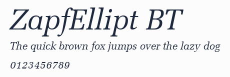 ZapfEllipt BT預覽圖