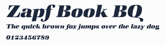 Zapf Book BQ預覽圖