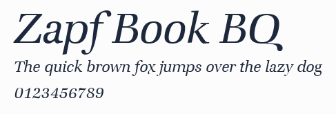 Zapf Book BQ預覽圖