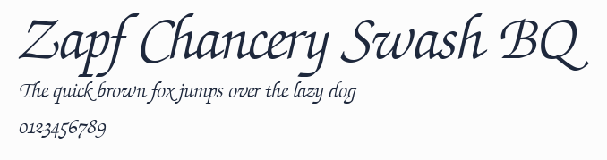 Zapf Chancery Swash BQ預覽圖