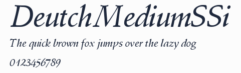 DeutchMediumSSi預覽圖