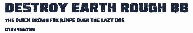 Destroy Earth Rough BB預覽圖