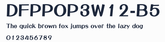 DFPPOP3W12-B5