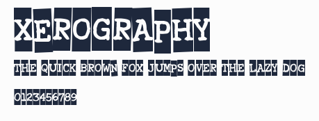 Xerography預覽圖