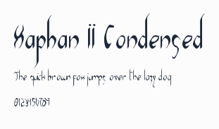 Xaphan II Condensed預覽圖