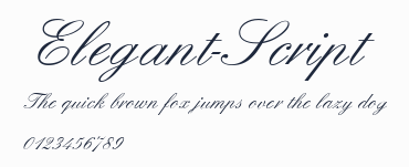 Elegant-Script預覽圖