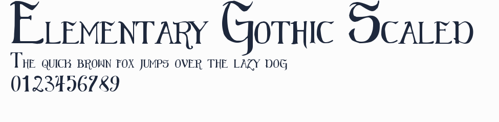 Elementary Gothic Scaled 預覽圖